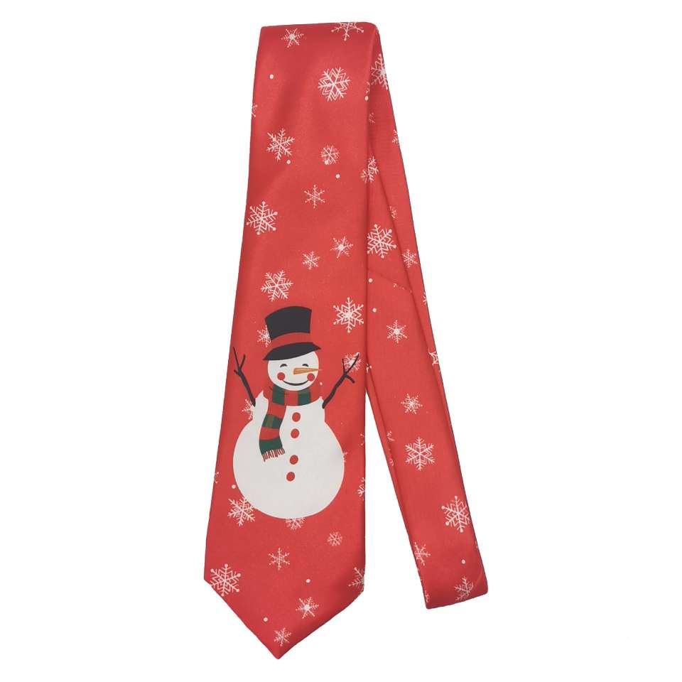 圣诞节圣诞老人圣诞鹿领带休闲时尚领带可来图来样订做详情图3