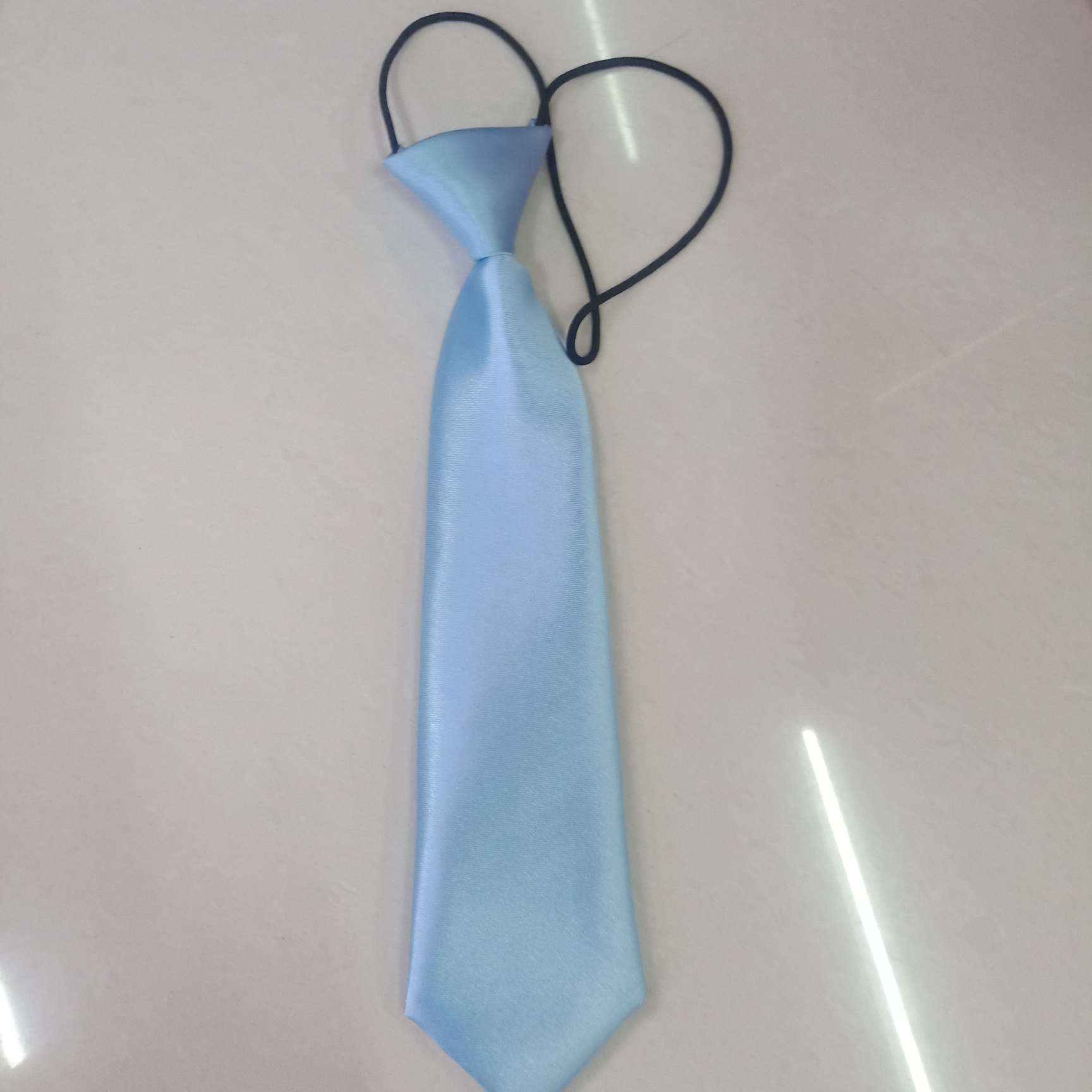 A round, tight and loose small tie, Tianlan details Picture