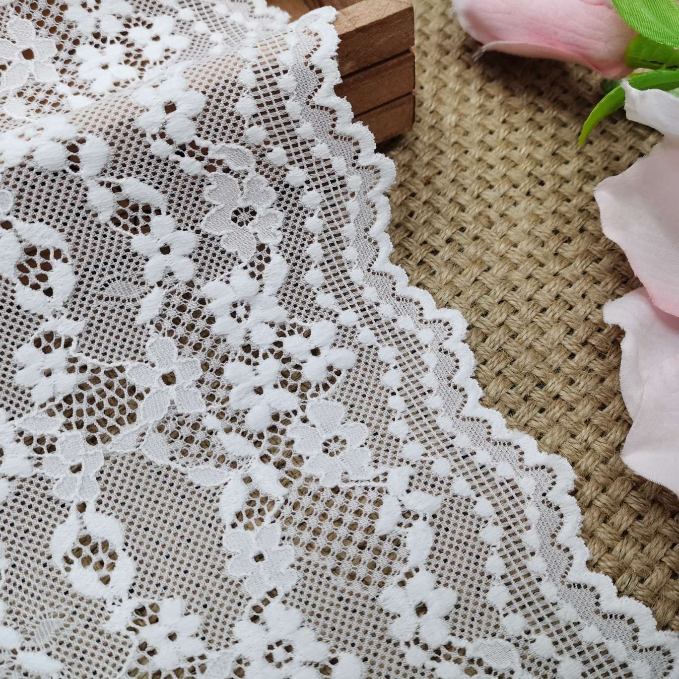 Spandex lace, stretch lace lace, underwear lace Specification image