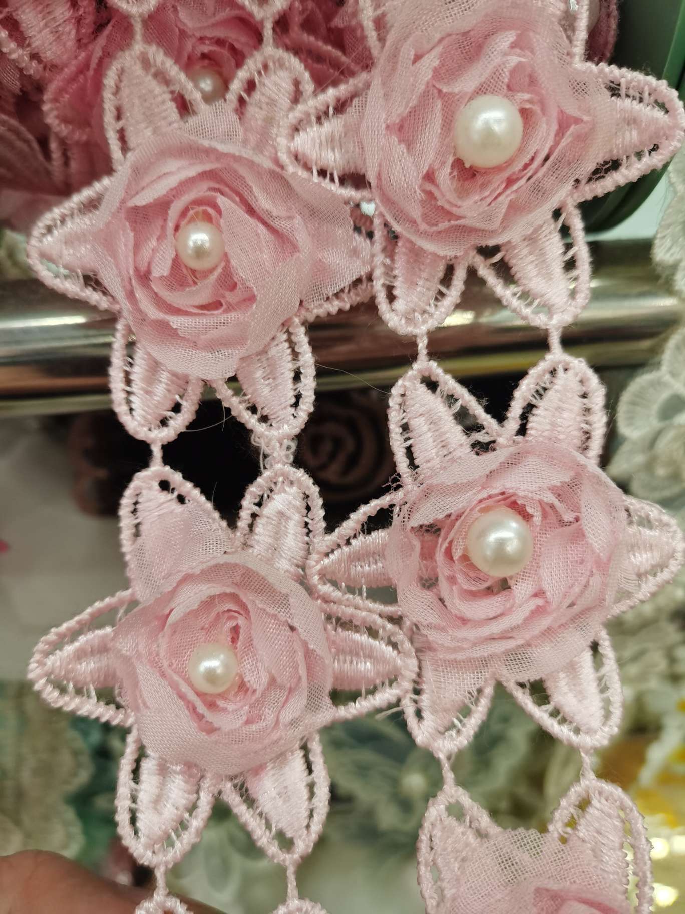 提官邸立体花订珠六厘和八厘