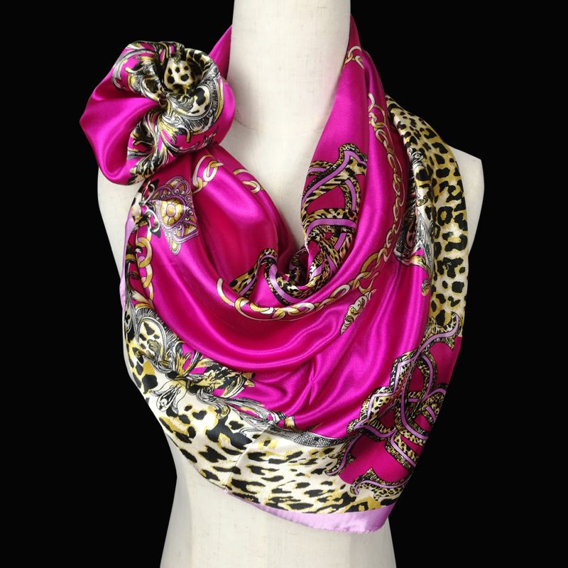 Hangzhou Silk Scarf Women's Square Spring And Autumn Korean Version All Scarf Large Square Scarf 90*90