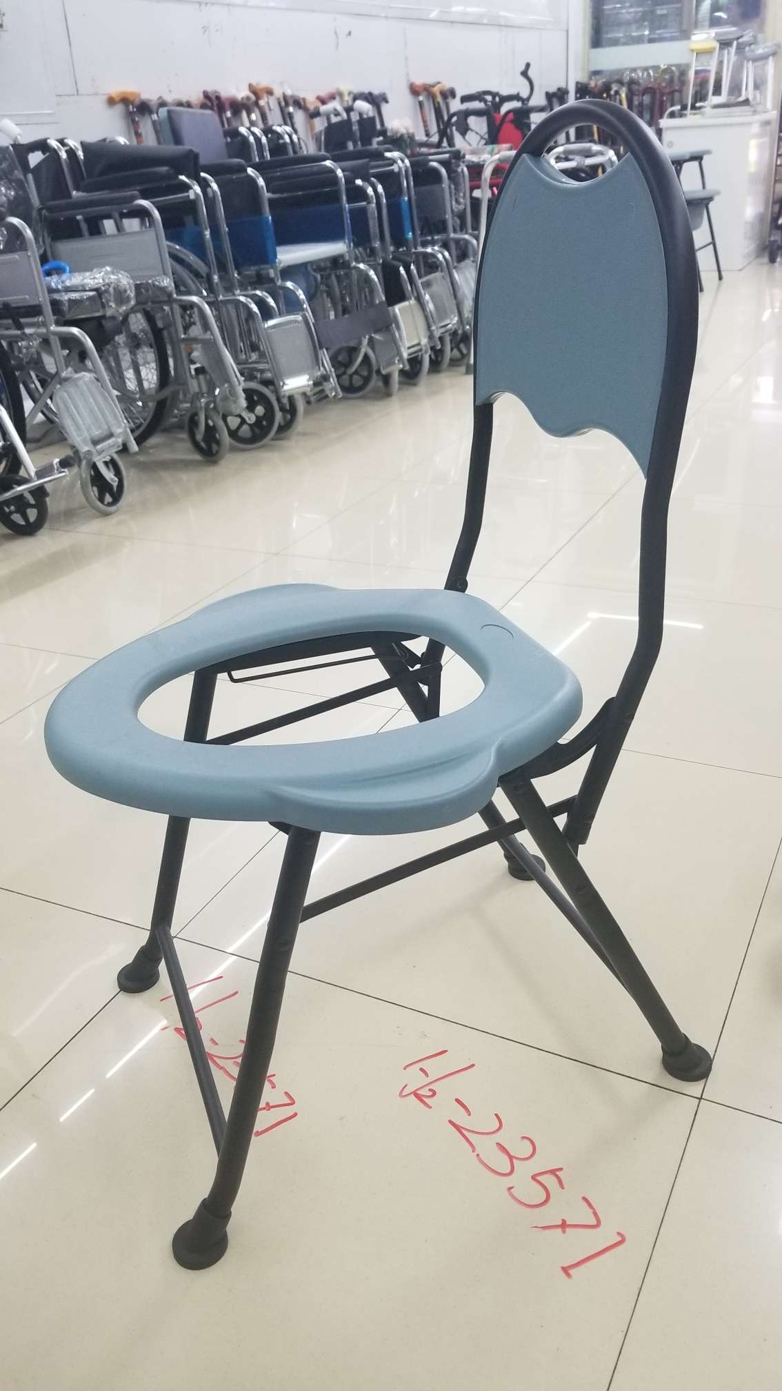折叠椅 马桶椅，坐厕椅 大便椅，老年用品，康复器材1