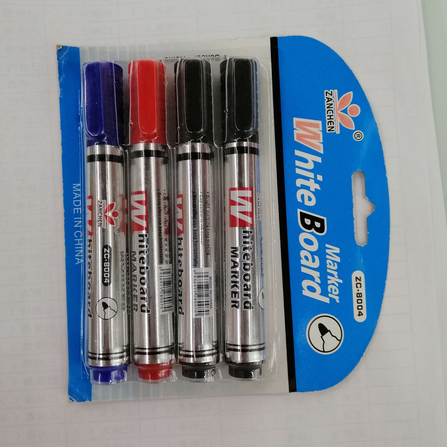 Four suction card marker pens full figure