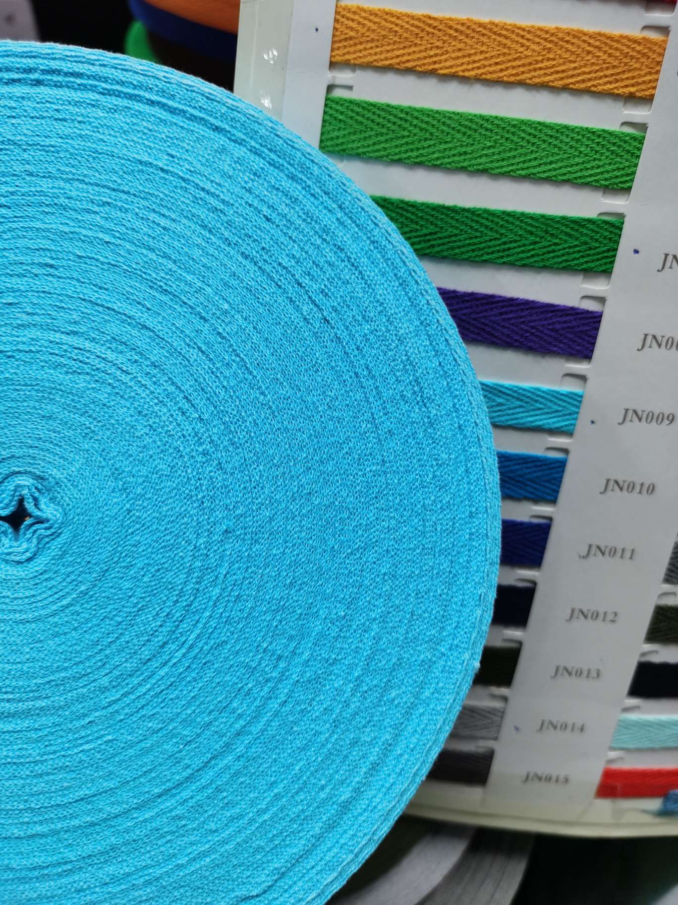 100% cotton 1.0 CM9 color cotton belt, side belt, side belt, herringbone belt, trademark belt thumbnail