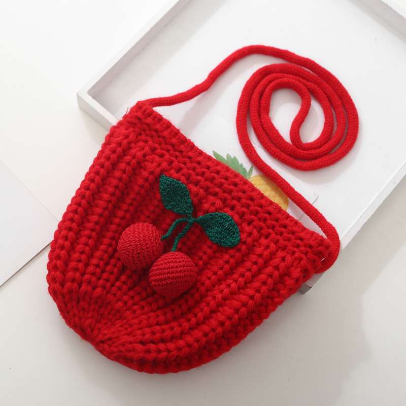 毛线儿童包包樱桃详情图6