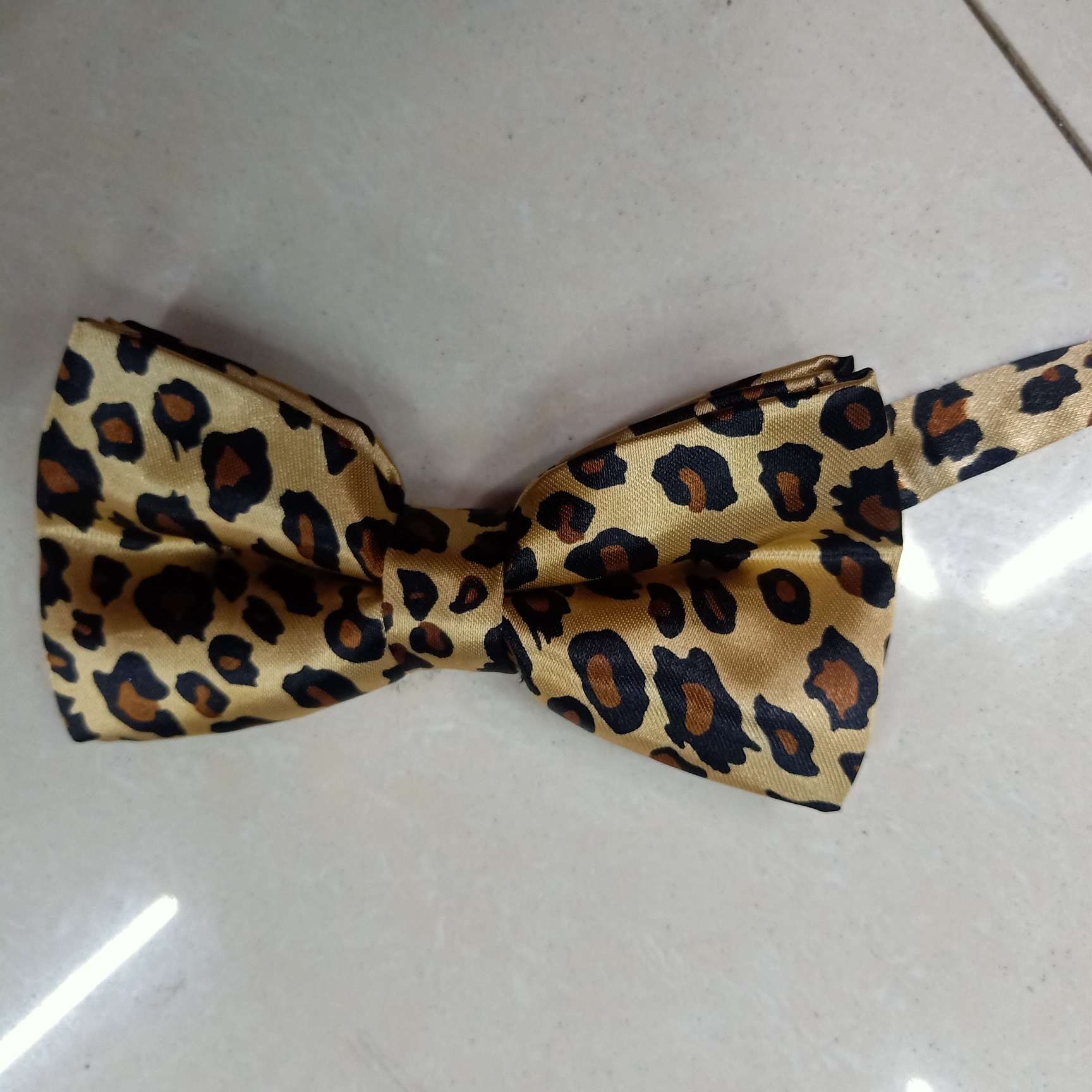 Leopard bow tie details Picture
