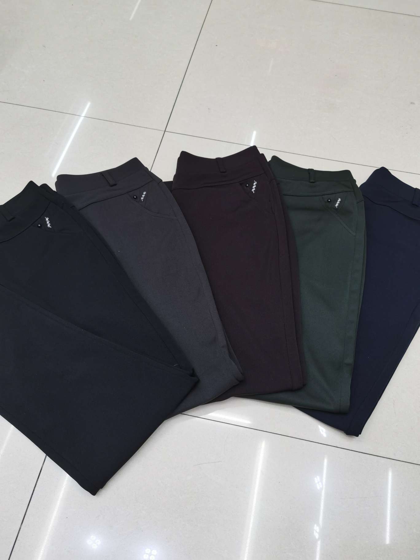 French Silk Pants For Women