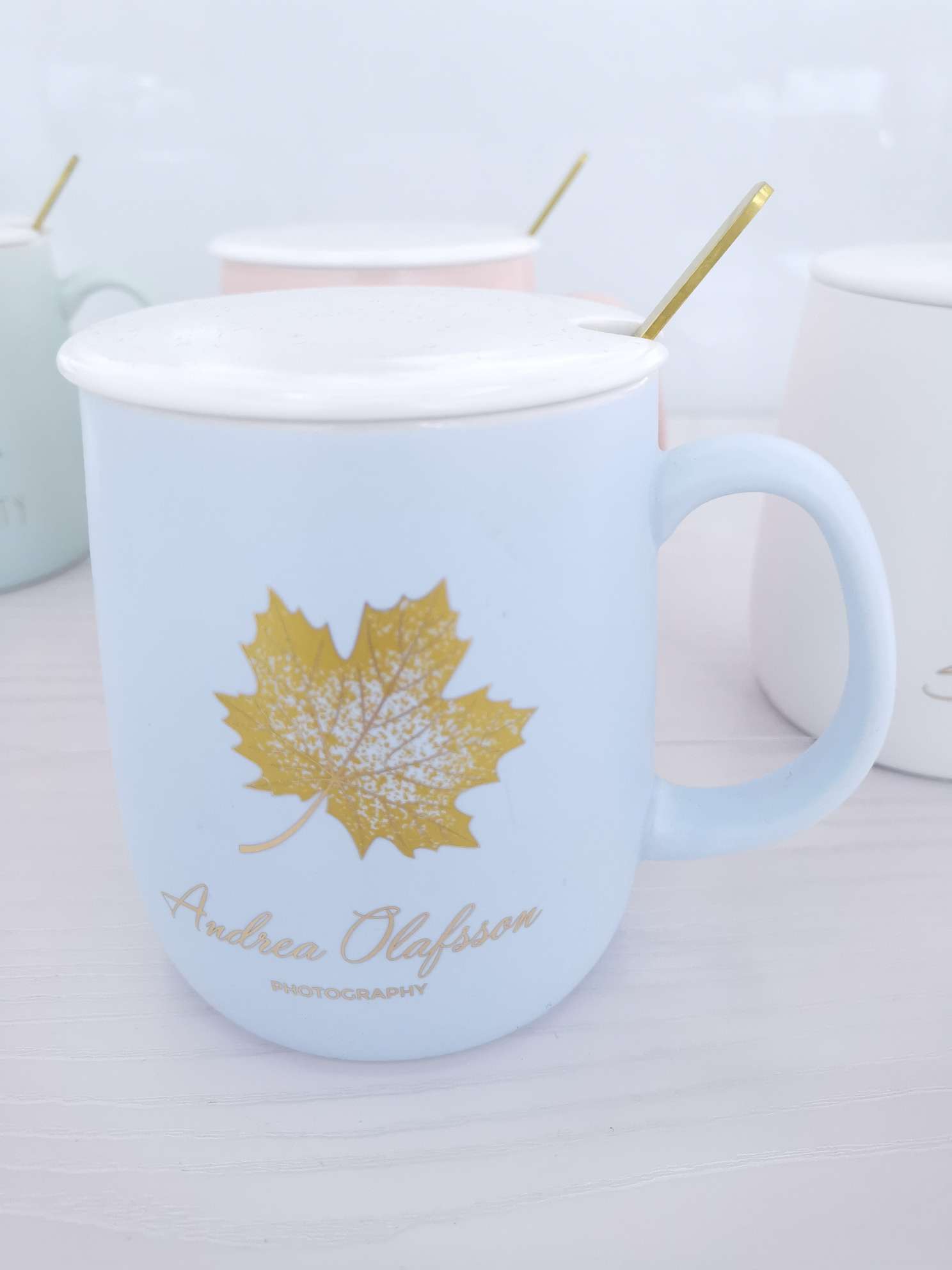 Matte gold leaf glazed ceramic cups, coffee cups, water cups undefined