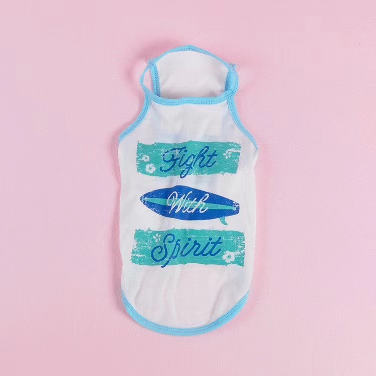 宠物狗凉凉衣/宠物用品服装/宠物新款衣服白底实物图