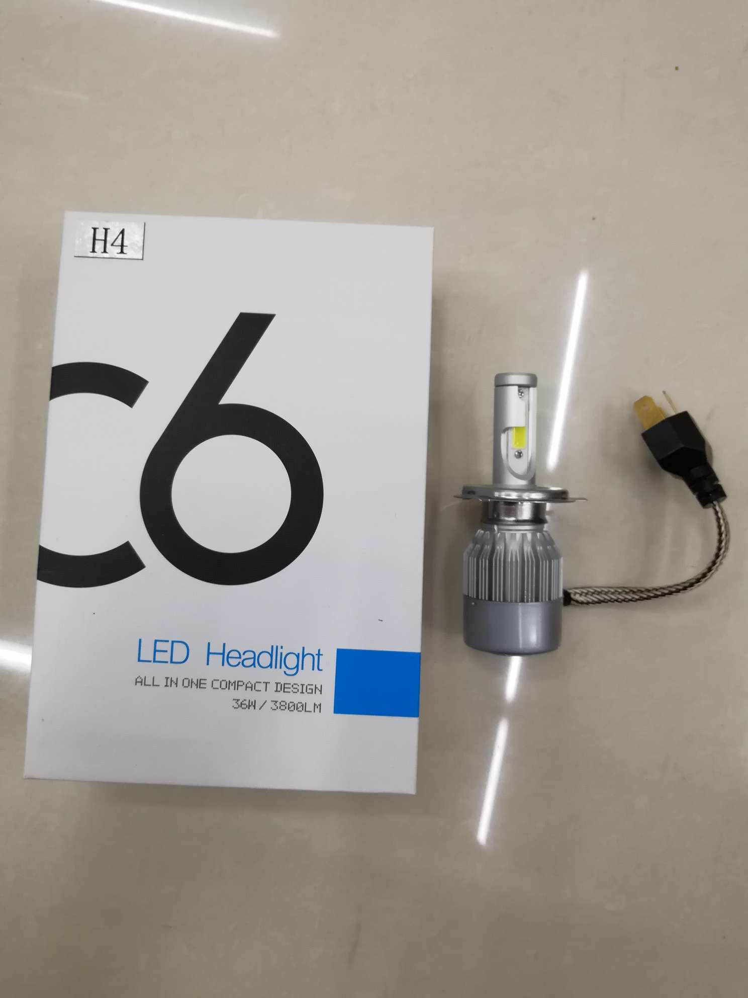 C6汽车led大灯高质量  汽车LED大灯C6-H4 双灯      