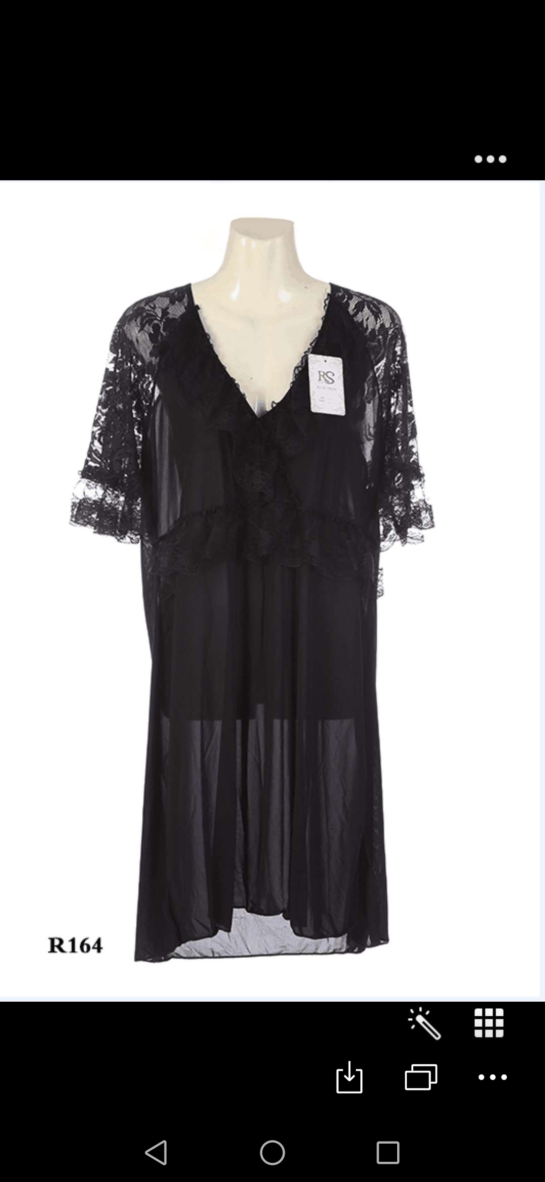 大码性感女士情趣内衣 欧美外贸睡袍蕾丝睡裙 吊带睡衣新款睡衣详情图9