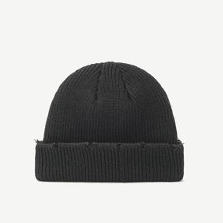 Broken Knitted Woolen Hat Children's Autumn Winter Yuppie Skin Hat Landlord Hat Korean Version Of All Fashionable Men Winter Cold Hat Specification drawing