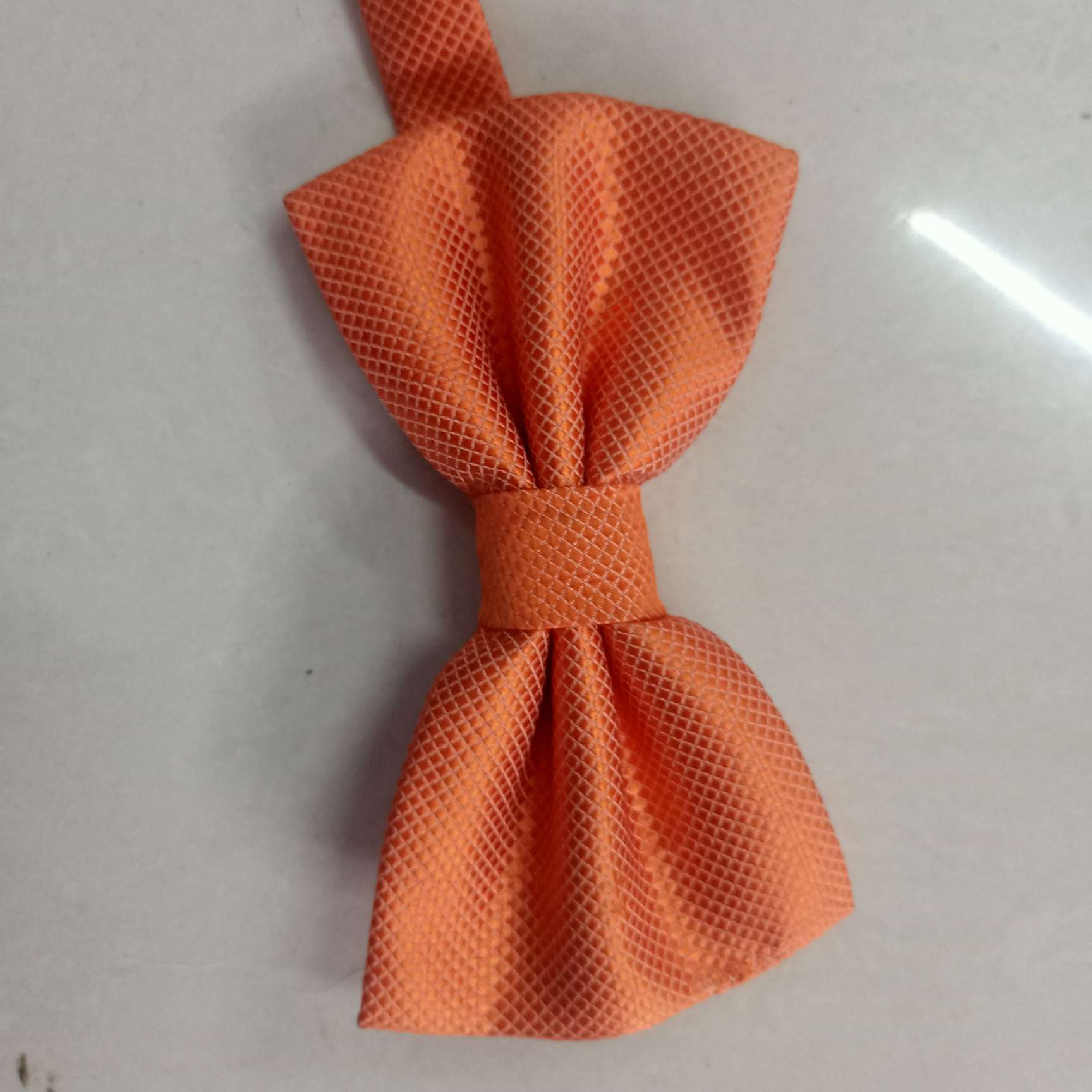 小格子领结桔黄产品图