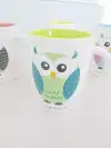 Cute owl-colored glazed ceramic cups, coffee cups, water cups Application Scenario