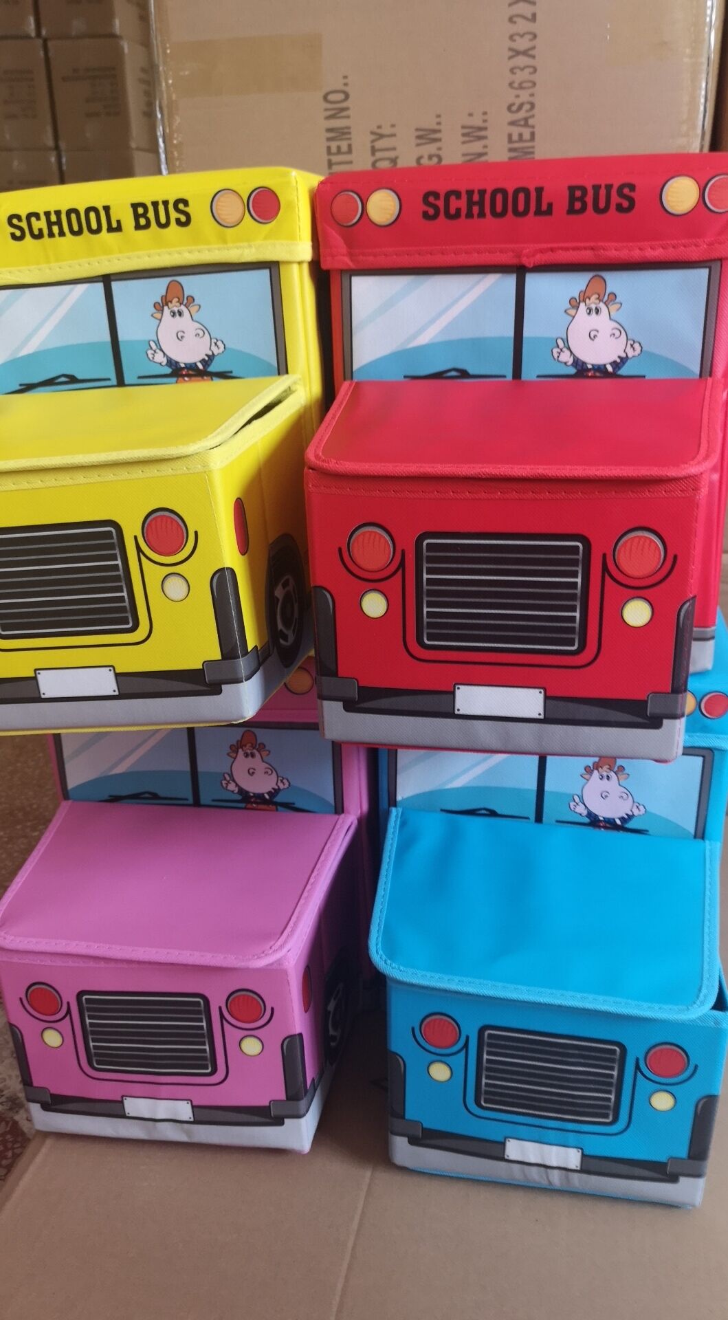 玩具收纳盒 公交车收纳箱收纳凳可座细节图