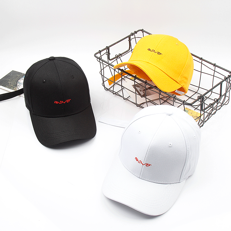 Korean Cap Female Four Seasons Baseball Cap Harajuku Street Hipster Male Cap English Letter Hip Hop Hat Visor details Picture