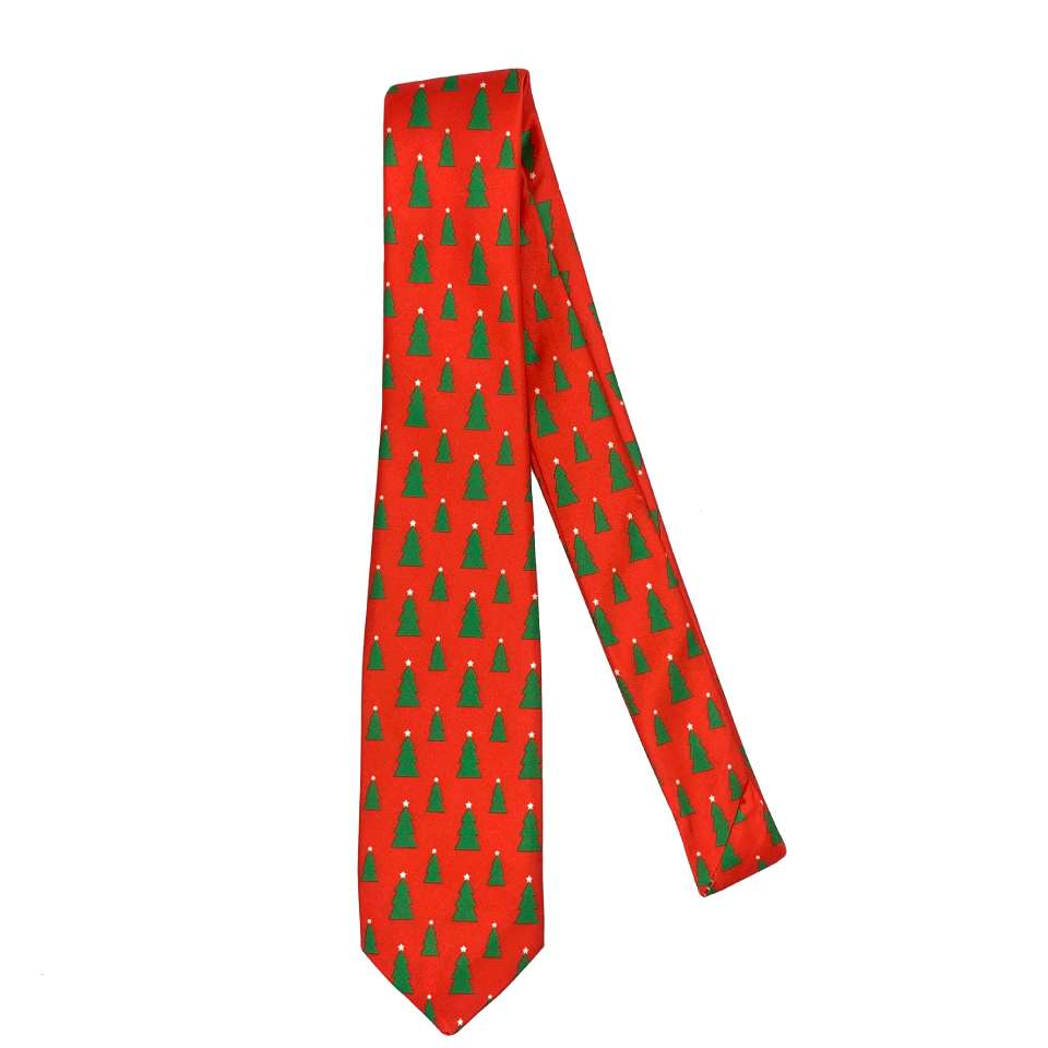 圣诞节圣诞老人圣诞鹿领带休闲时尚领带可来图来样订做详情图9