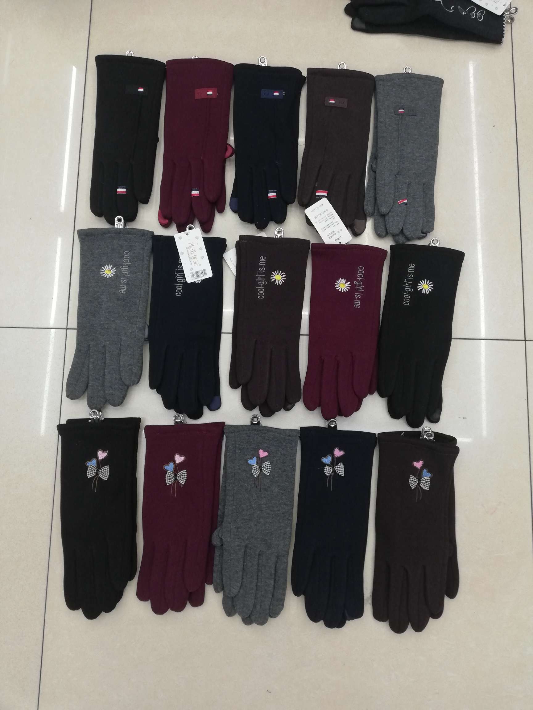 Non-fleece gloves Specification image