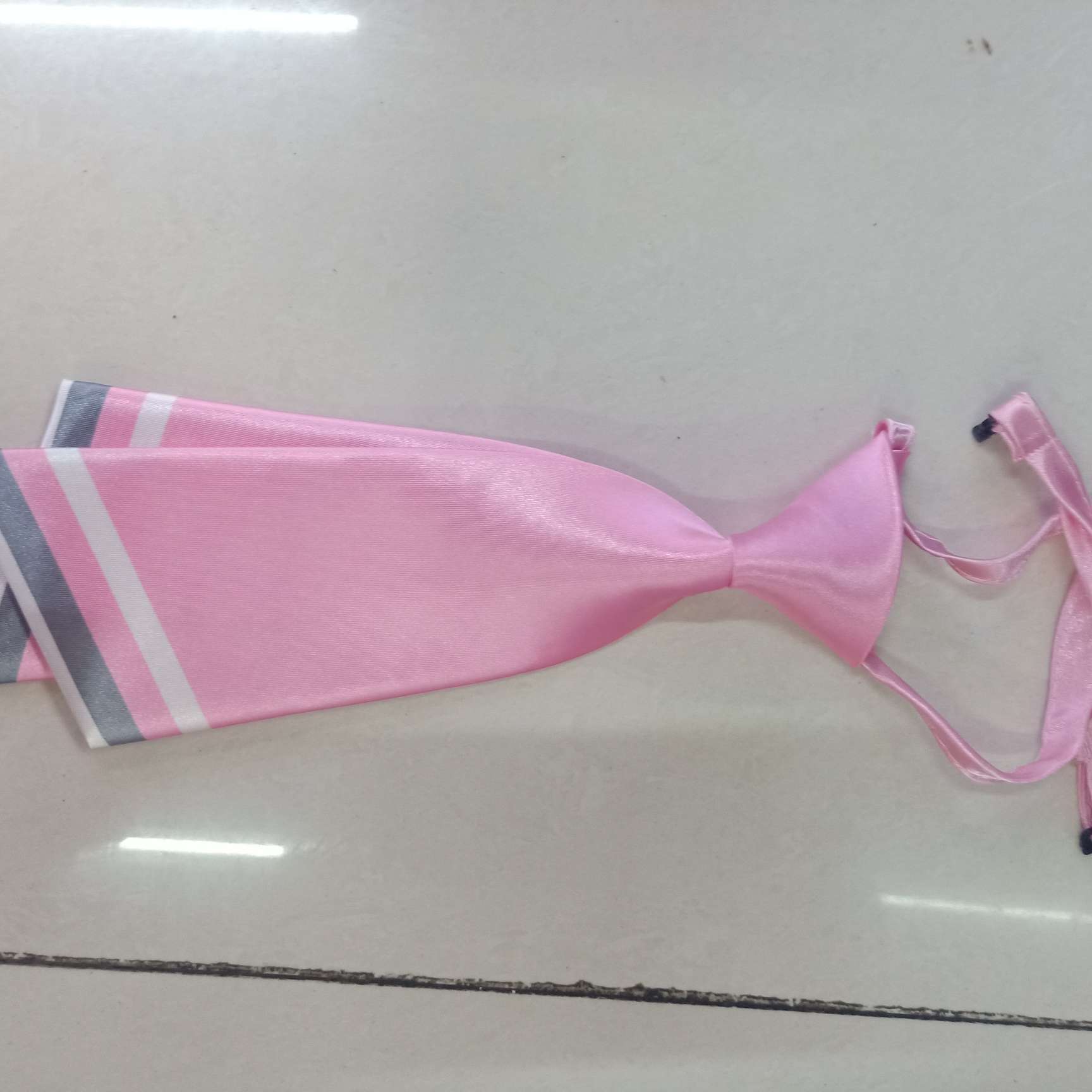 刀头双片领带粉红产品图