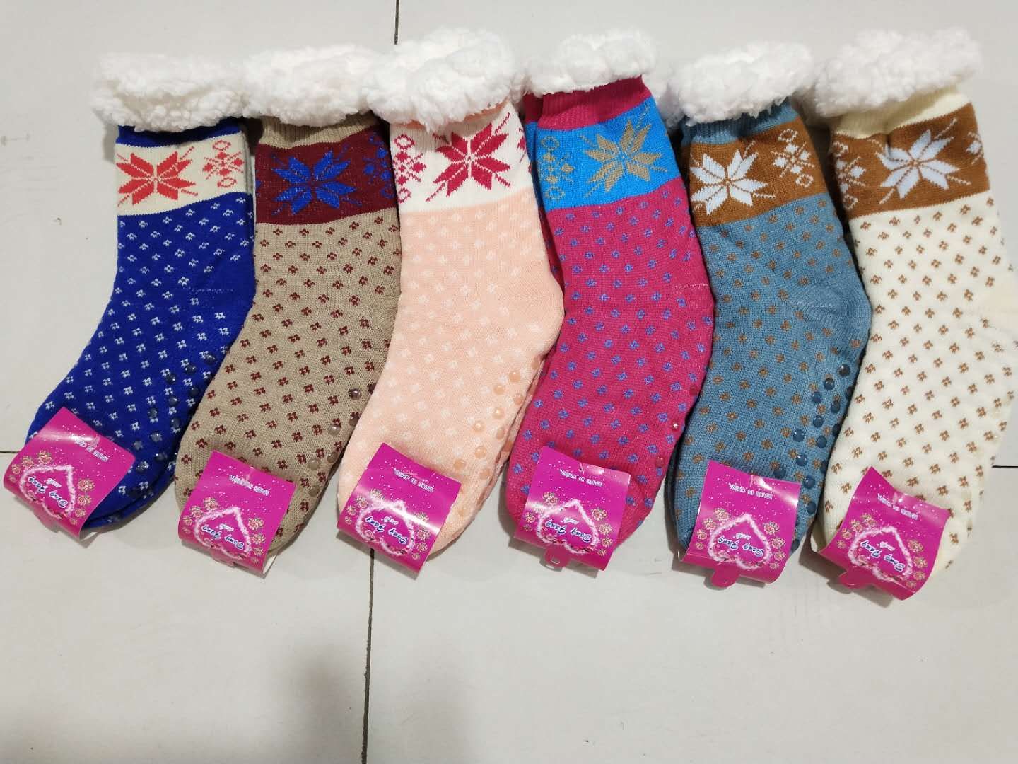 Knitted warm foot socks, floor socks, postpartum socks, air-conditioned socks