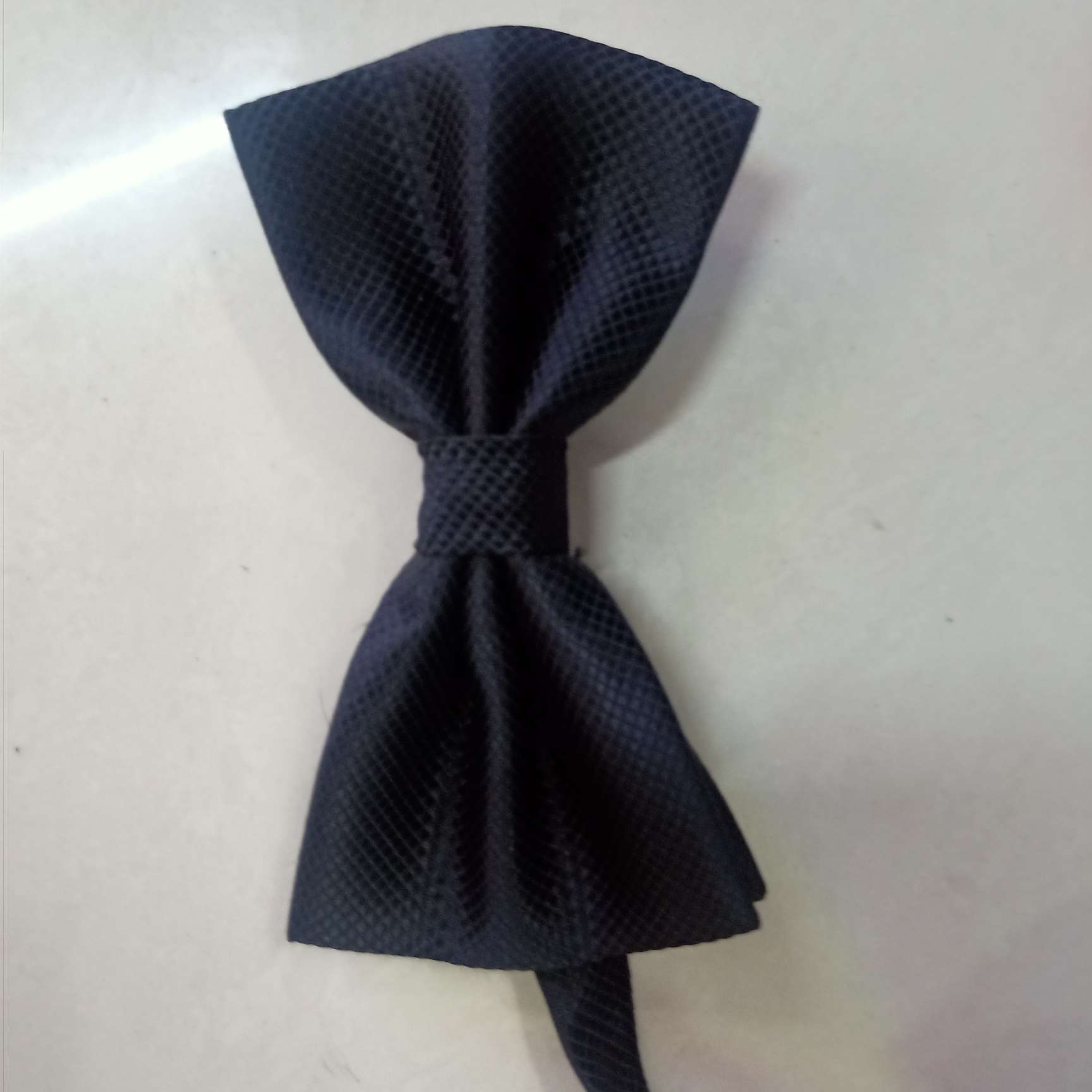 小格子领结黑色