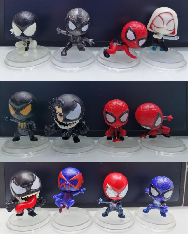12 Venom Spider-Man models