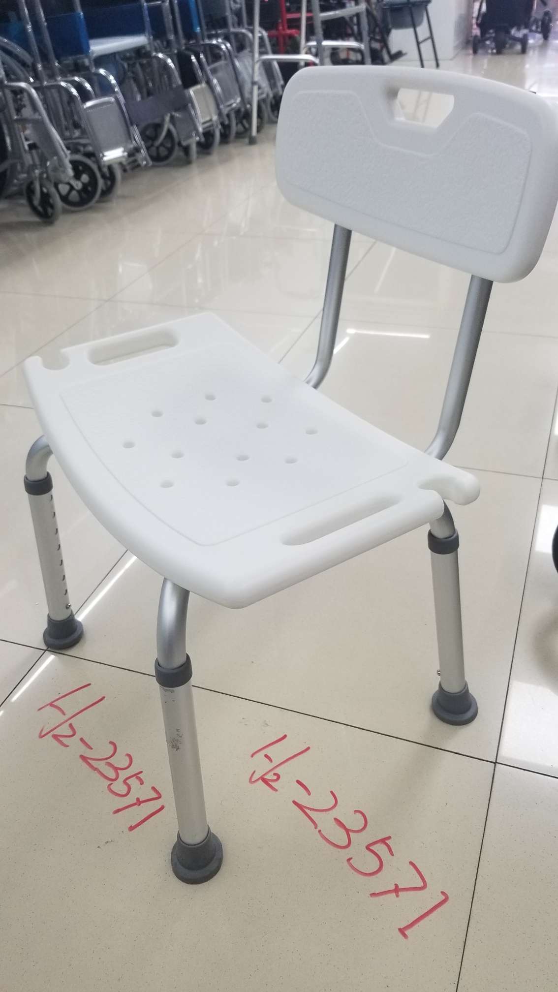 铝合金洗澡椅，靠背洗澡椅，老年洗澡，浴室用，