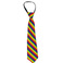 七彩条纹领带彩虹领带休闲时尚领带拉链松紧带领带现货批发产品图