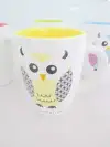 Cute owl-colored glazed ceramic cups, coffee cups, water cups Specification image