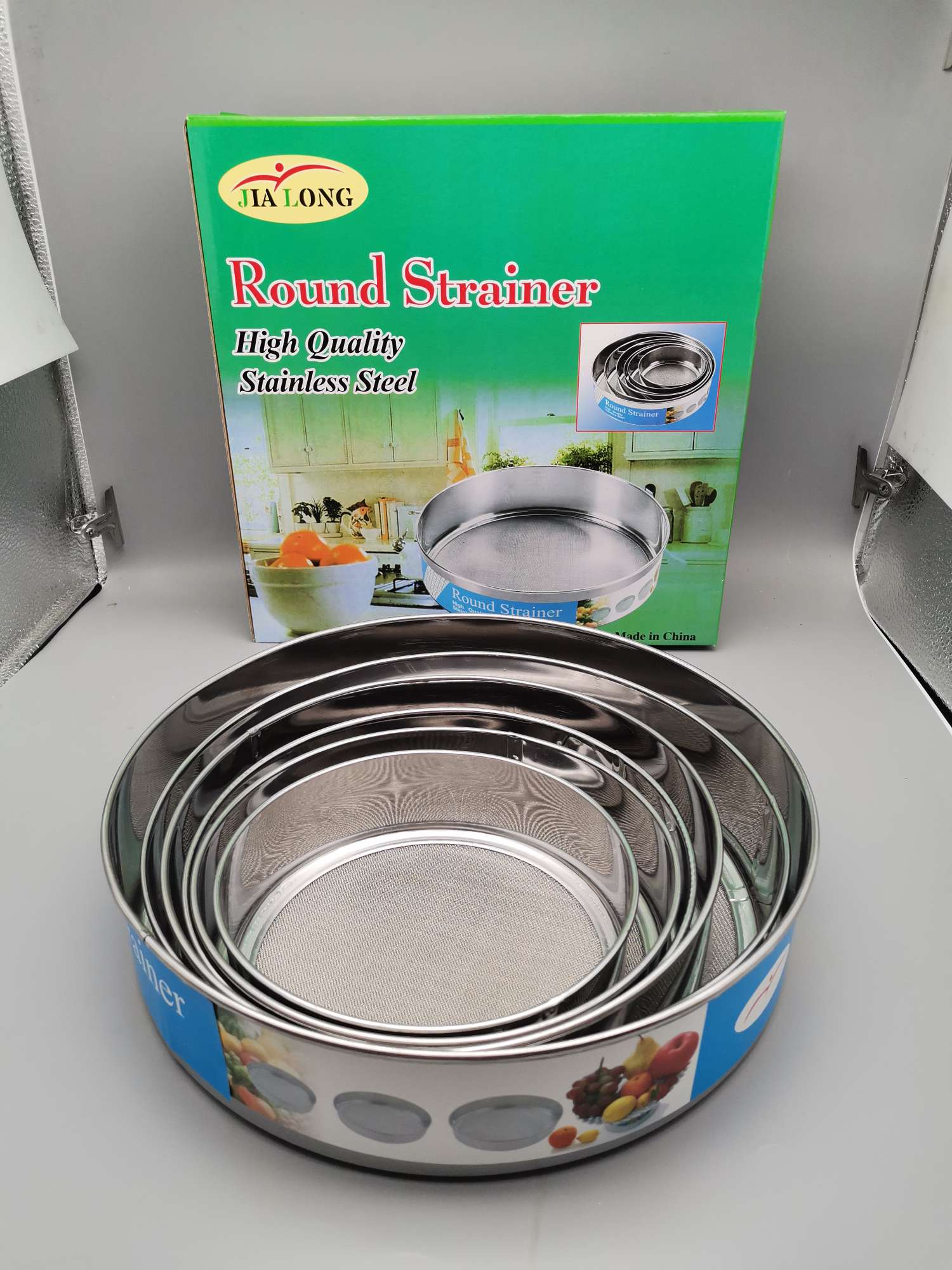 6pcs stainless steel flour sieves thumbnail