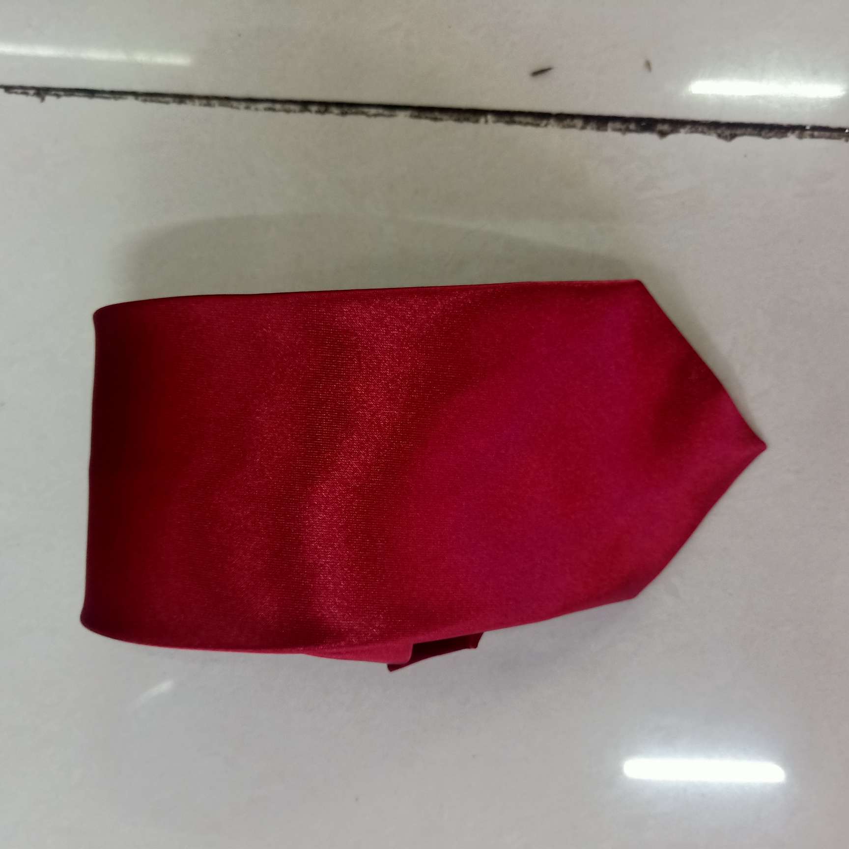 8公分长领带枣红