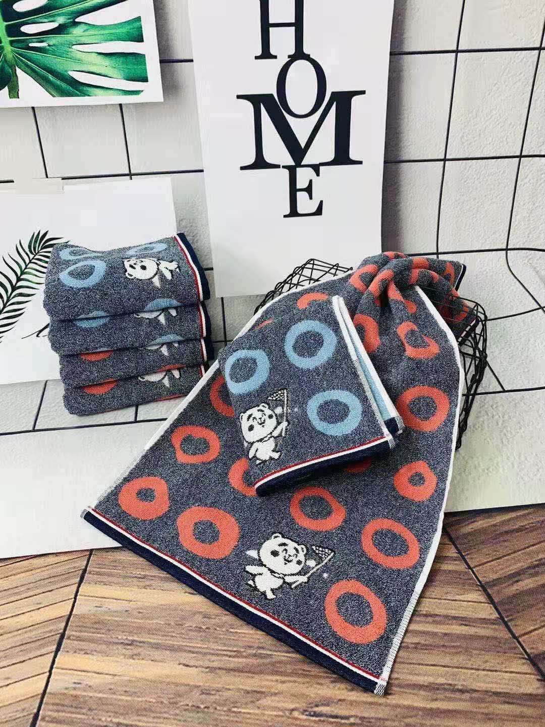 New pure cotton circular cartoon towel