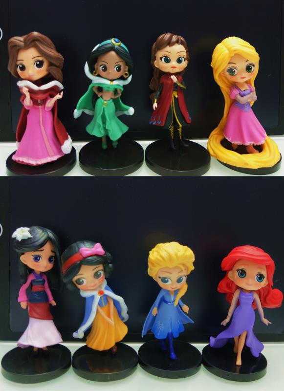 8 Princess hand model Rapunzel Snow Jasmine Magnolia Belle Love Sa Anna Ariel