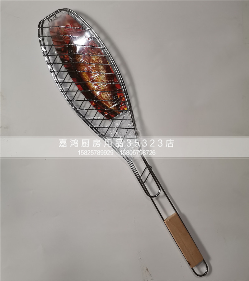 镀铬扁柄单鱼夹新款外贸热销3512