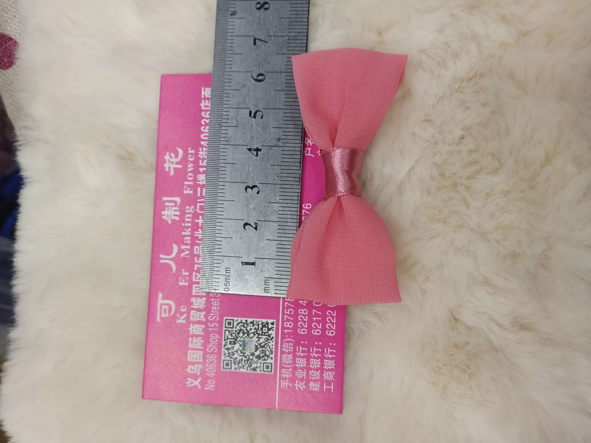 布花手工花烧花鞋花饰品装饰配件服装辅料头饰发箍手花包装工艺品蝴蝶结产品图