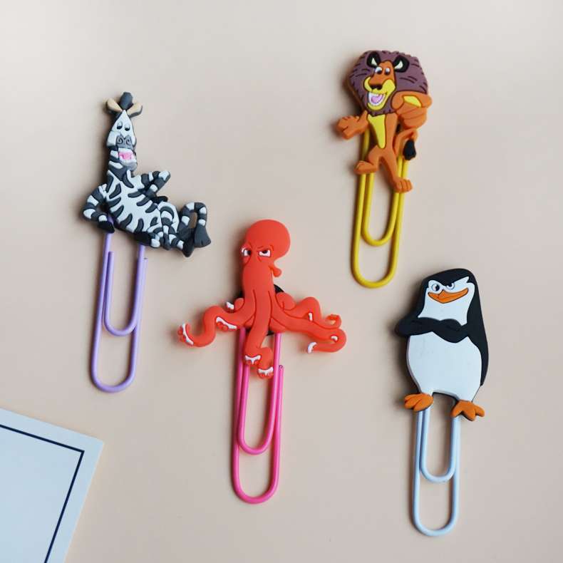 Animal cartoon paperclip bookmark Specification image