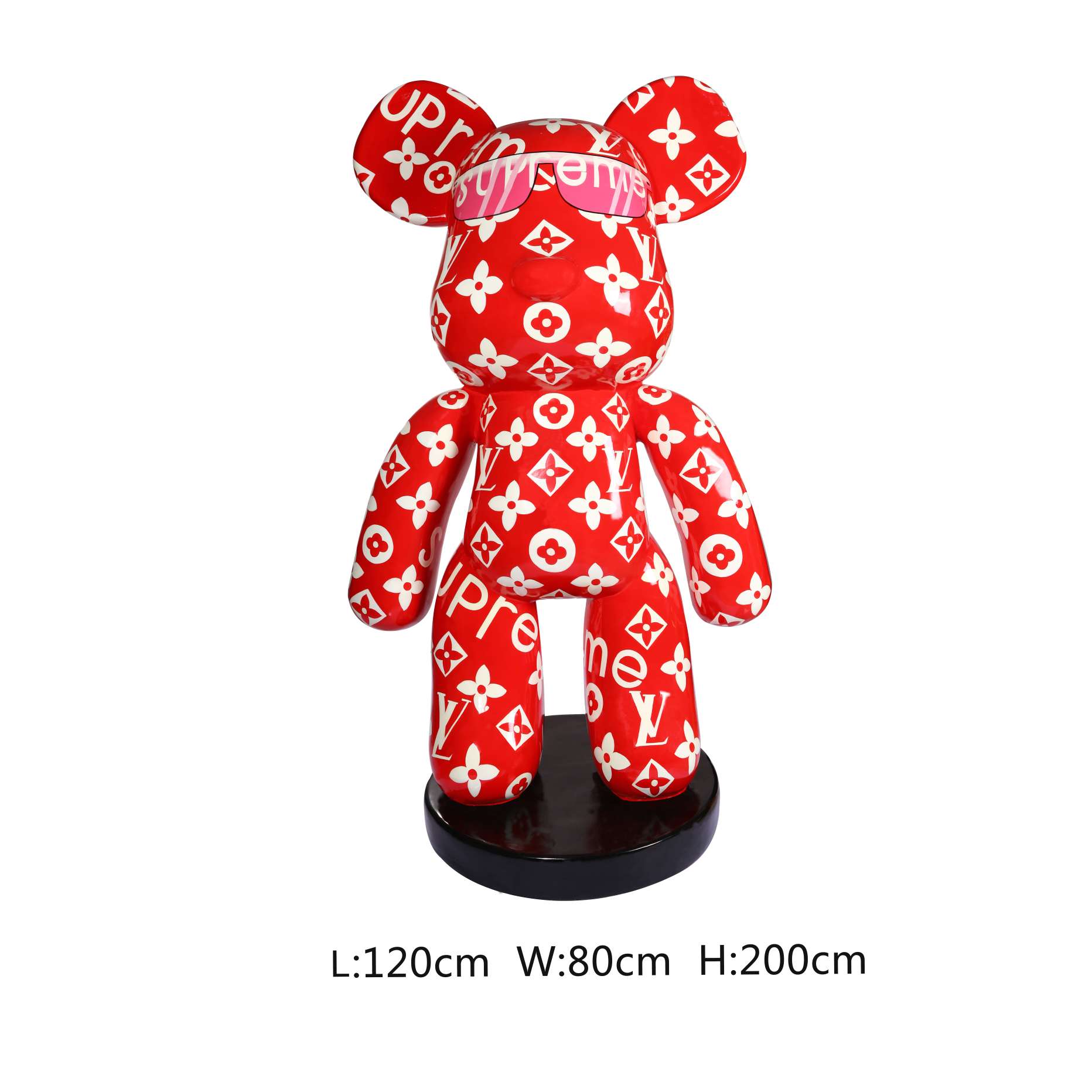 The large violent bear is 200*120*80 tall Application Scenario