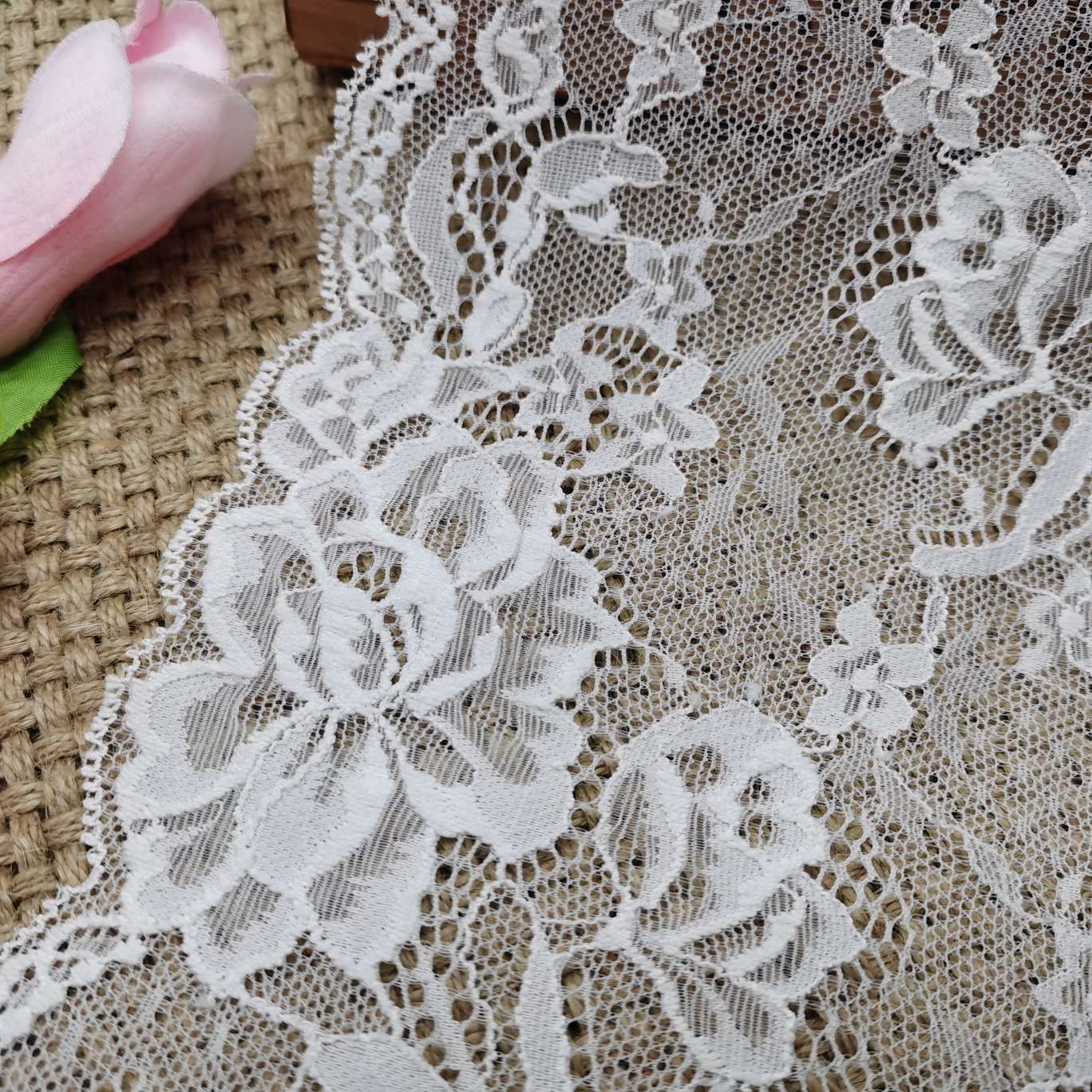 Spandex lace elastic lace lace Y217 Application Scenario