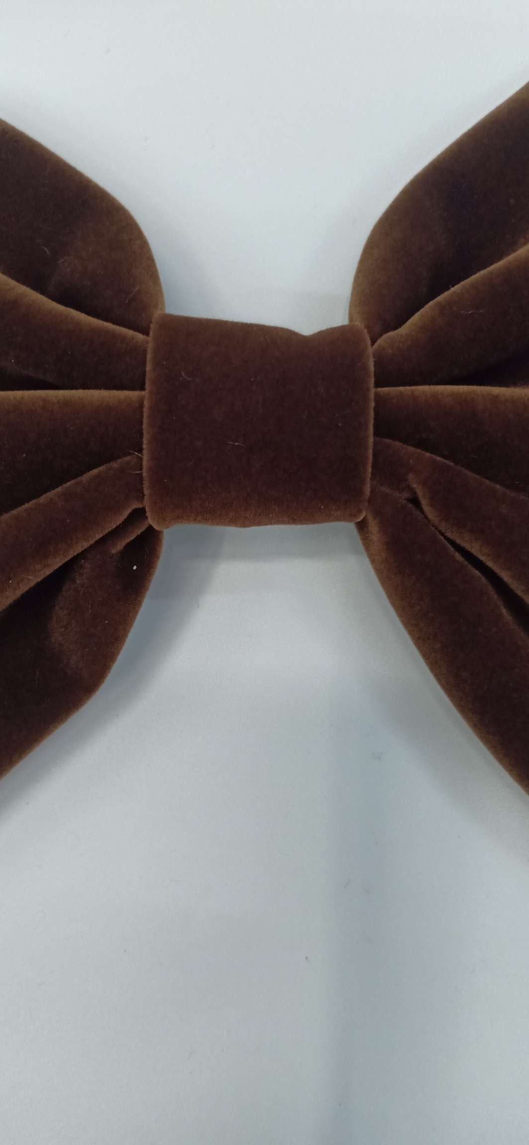 Korean velvet headwear, coffee color details Picture