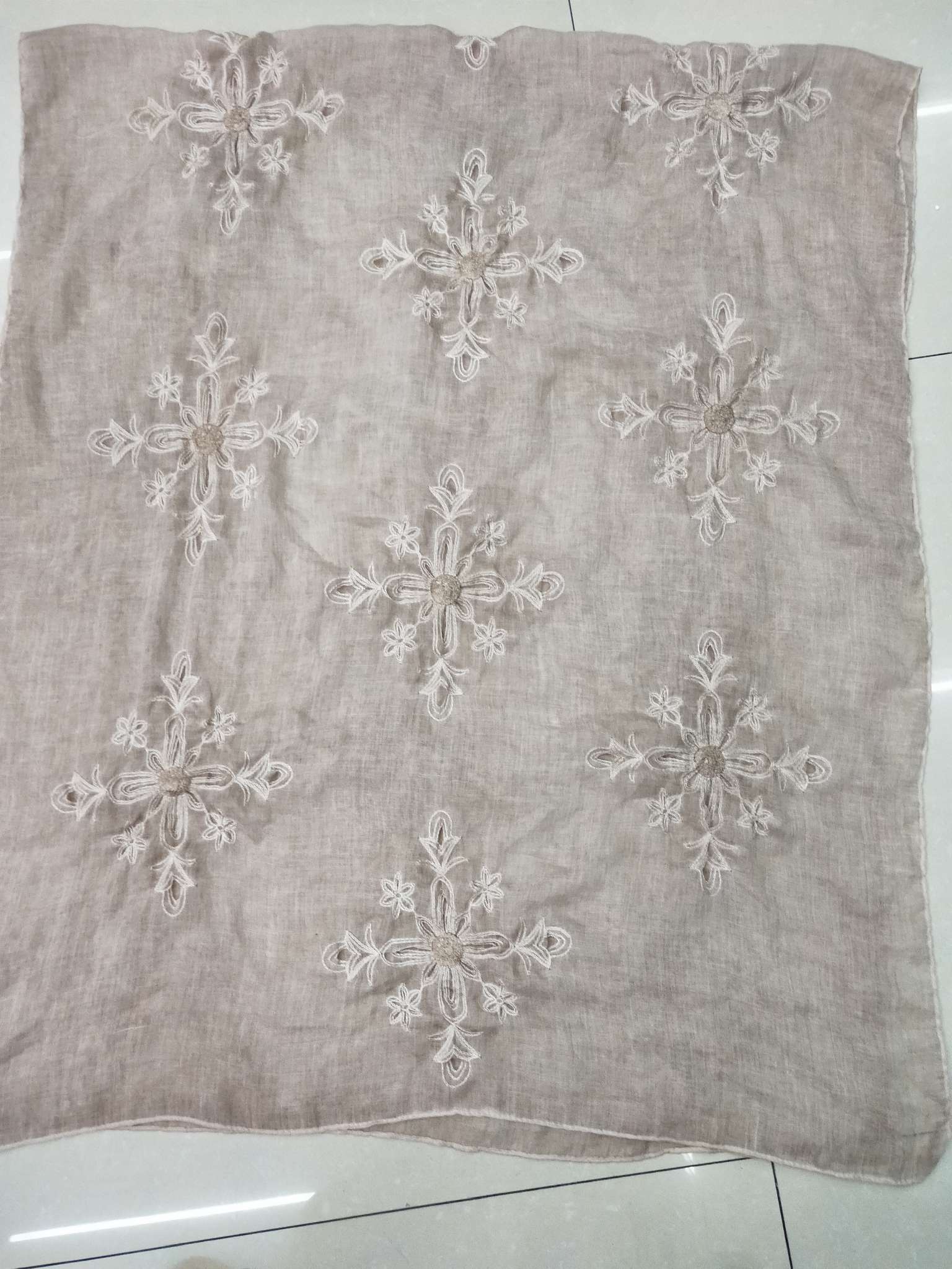 Stained Embroidered Headscarf 10 undefined