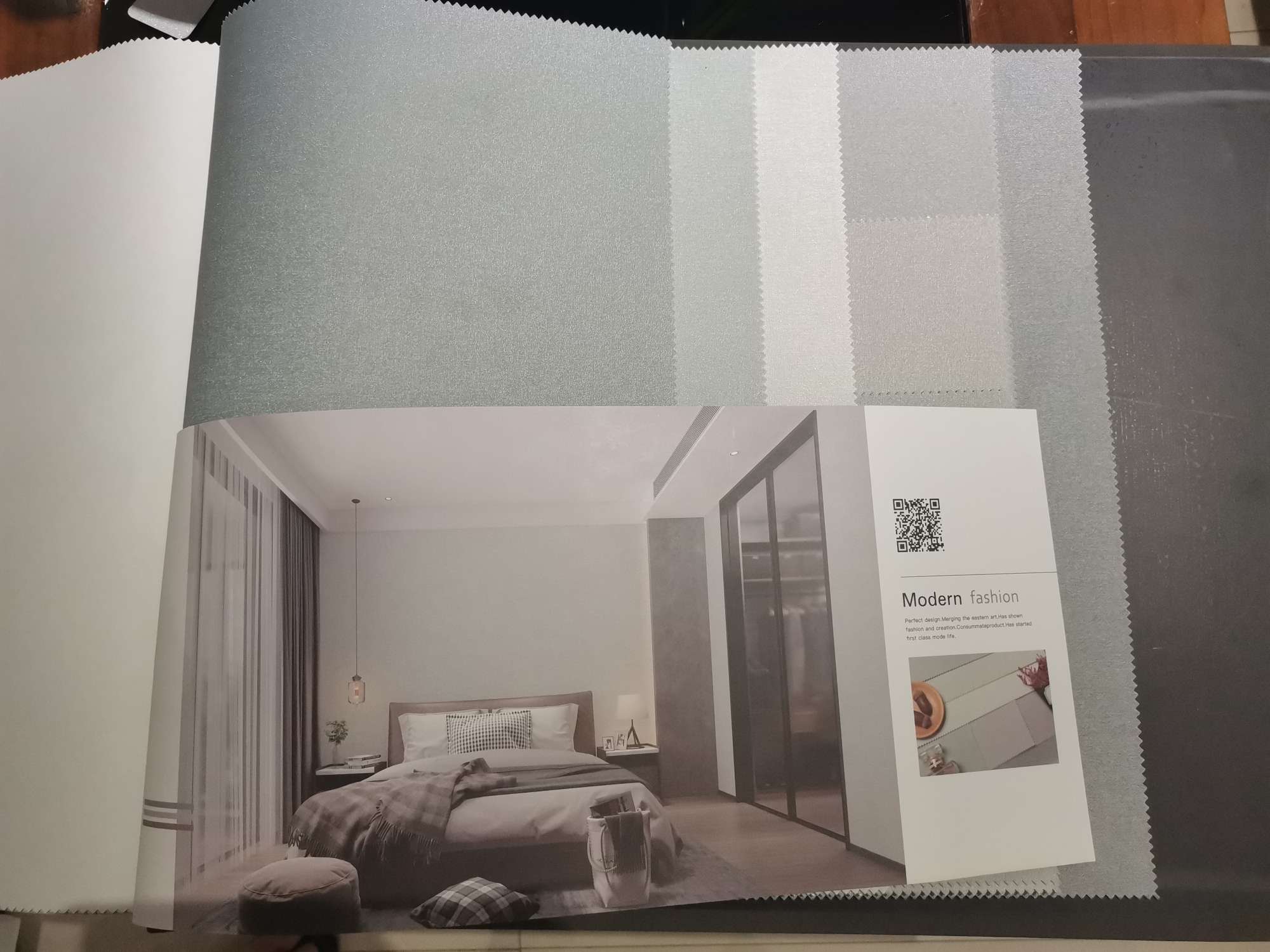 High-precision modern Nordic light luxury style plain wall fabric 2 five-proof woven high-precision wall fabric