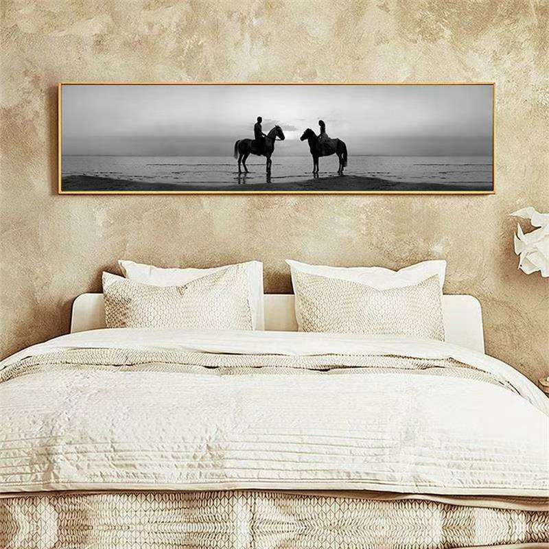 Bedside decoration painting hotel hotel apartment project with painting 40*120 modern romantic style variety thumbnail