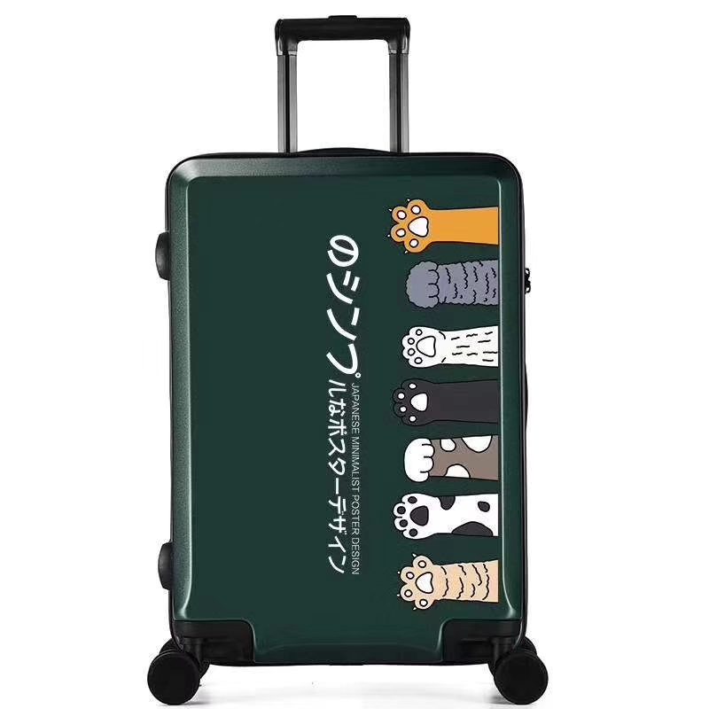个性定制拉杆箱，卡通行李箱图