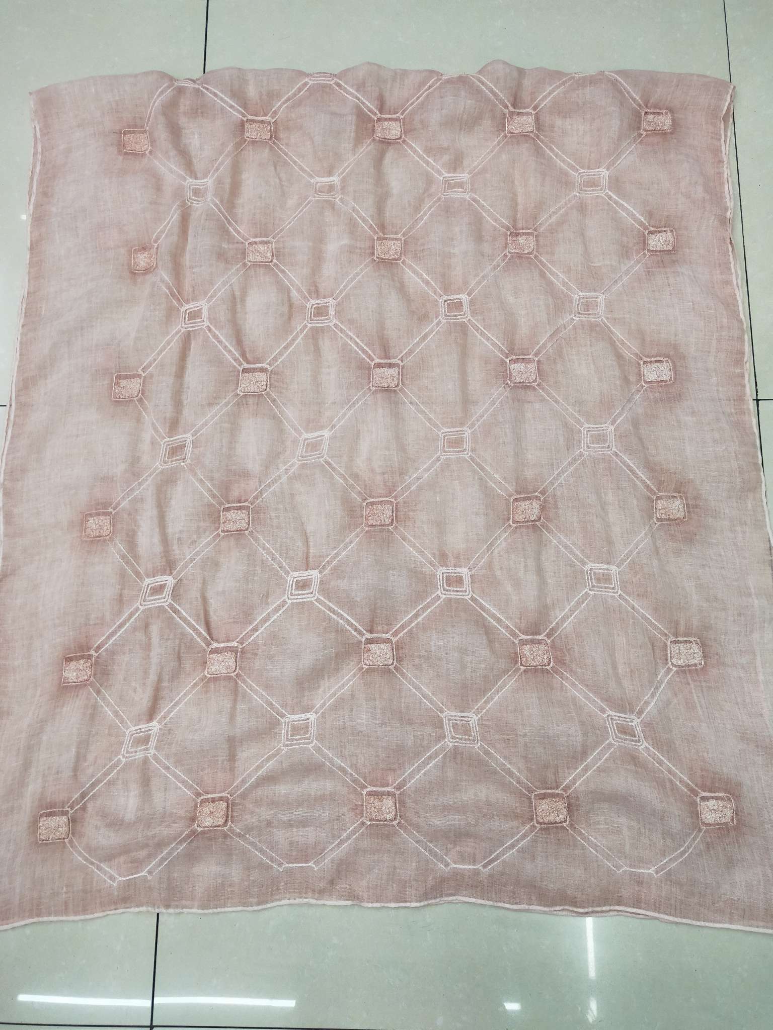 Stained Embroidered Headscarf 10