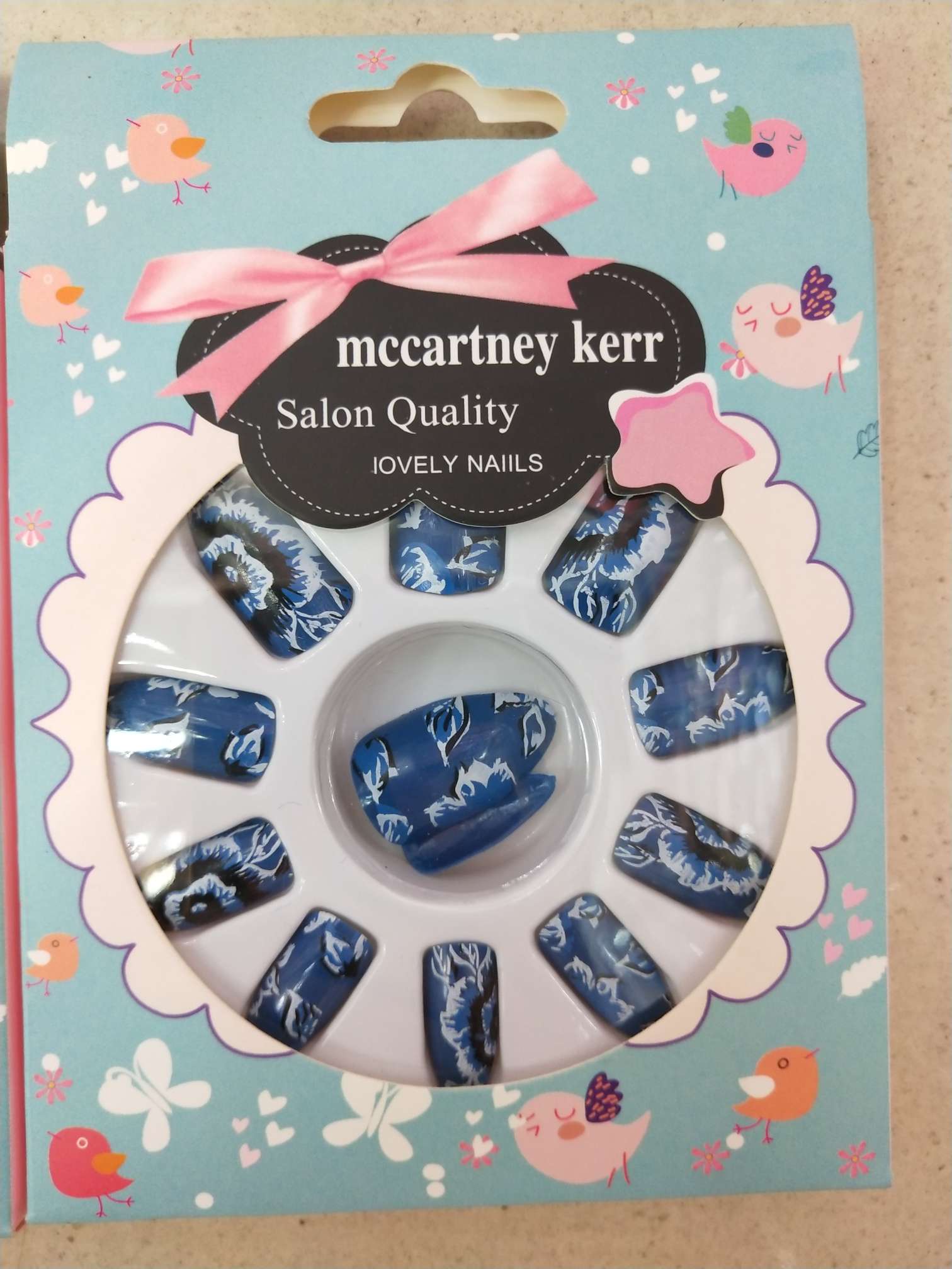 印花自粘穿戴美甲贴片假指甲成品网红写美甲