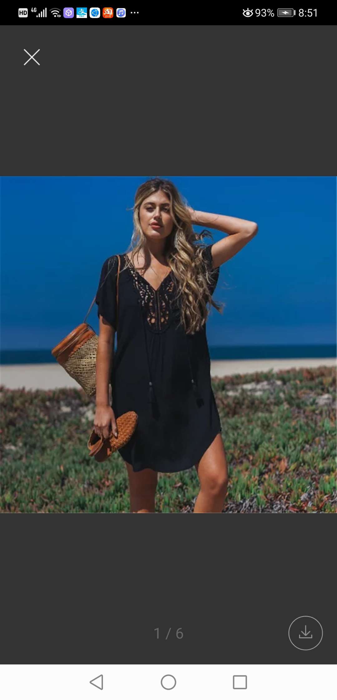 Casual Lace Sunscreen details Picture