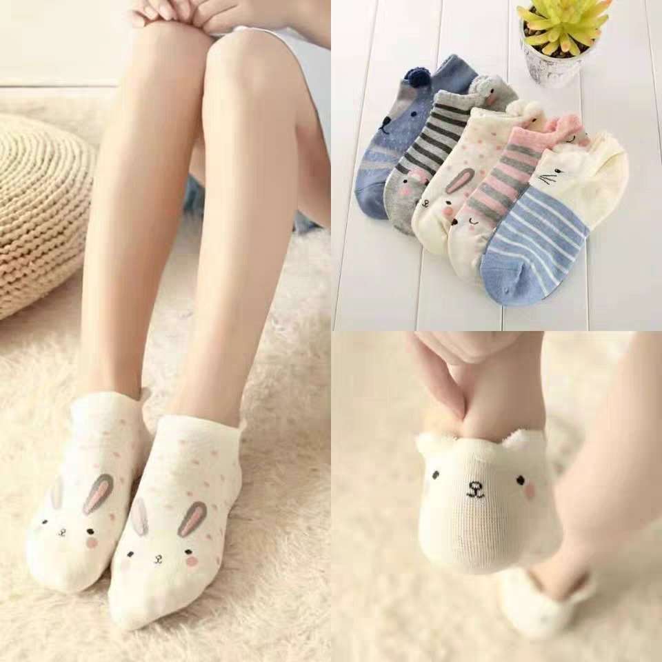 Special offer on popular online bestsellers: Three-dimensional women's socks, silk socks, five-finger socks, pile socks, pair socks, boat socks, fashionable and trendy socks, short socks, crystal glass, silk socks, pantyhose Specification image