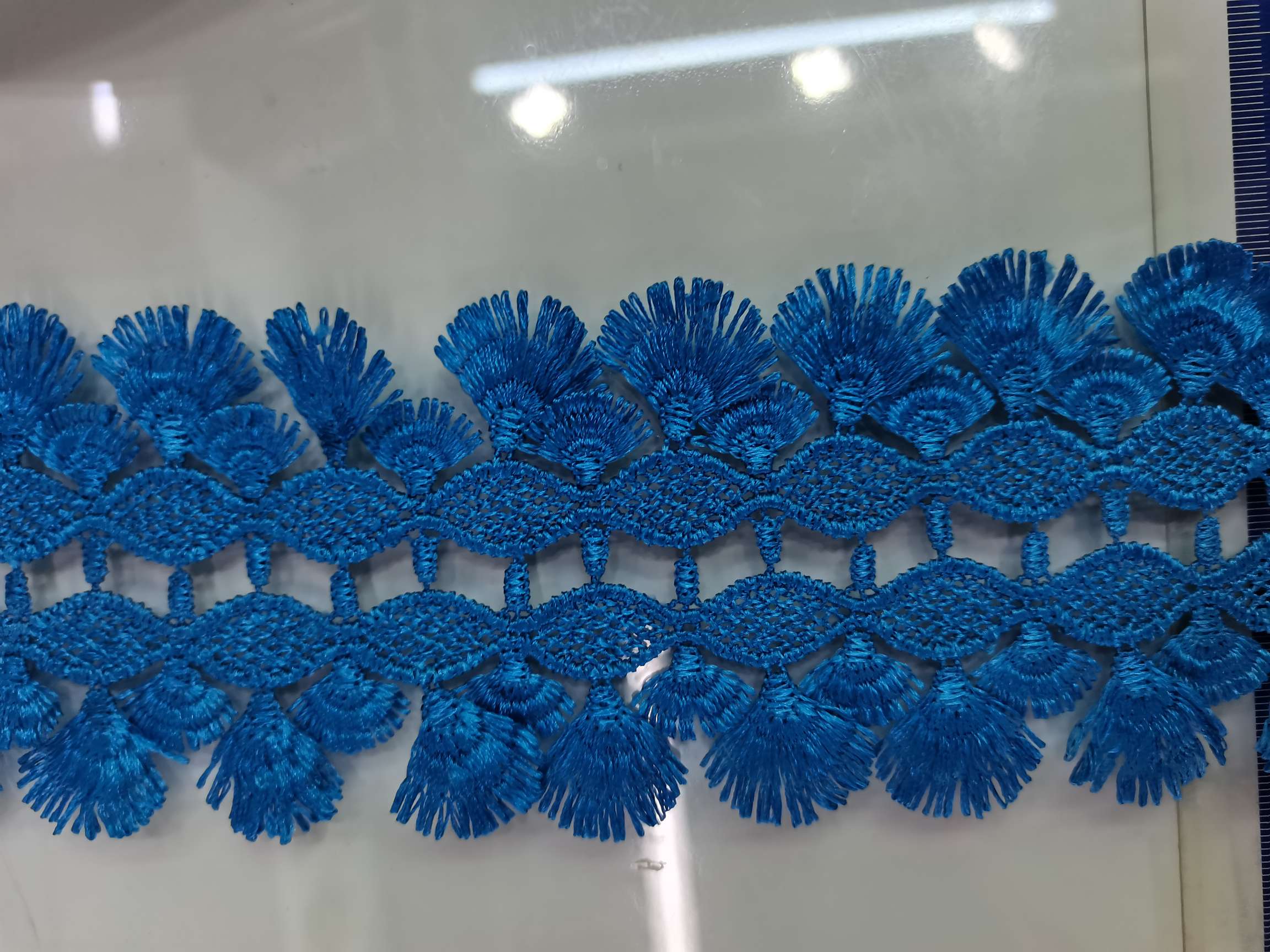 Wholesale of 2020 lace embroidery polyester new style barcode lace details Picture
