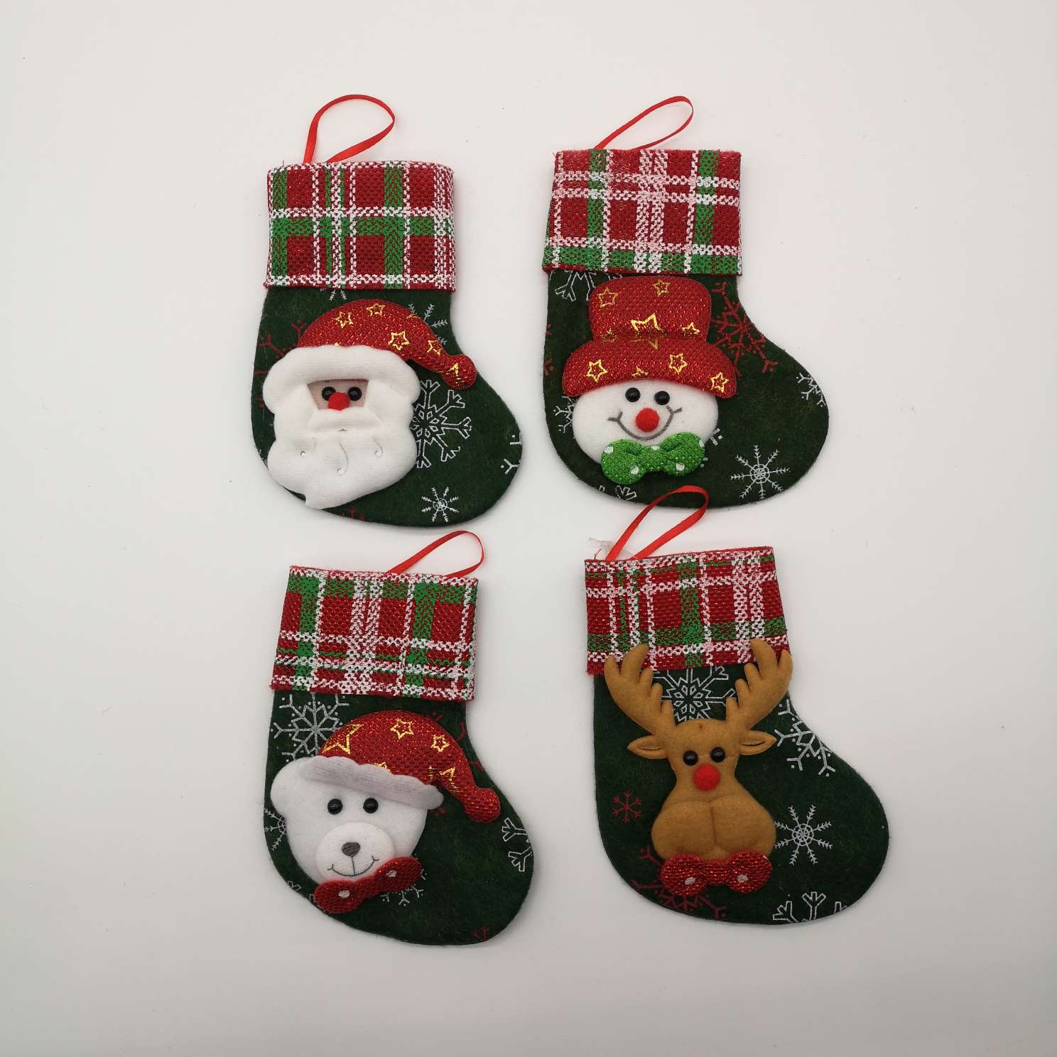 小号圣诞袜（绿色）