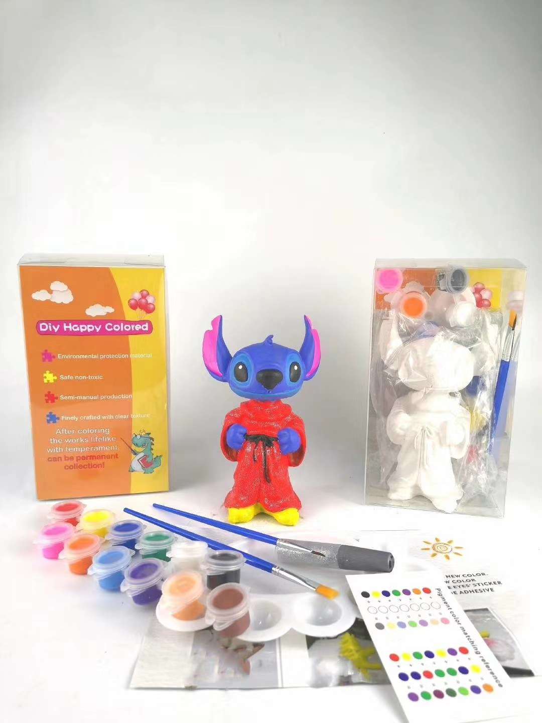 DIY手工涂鸦立体公仔